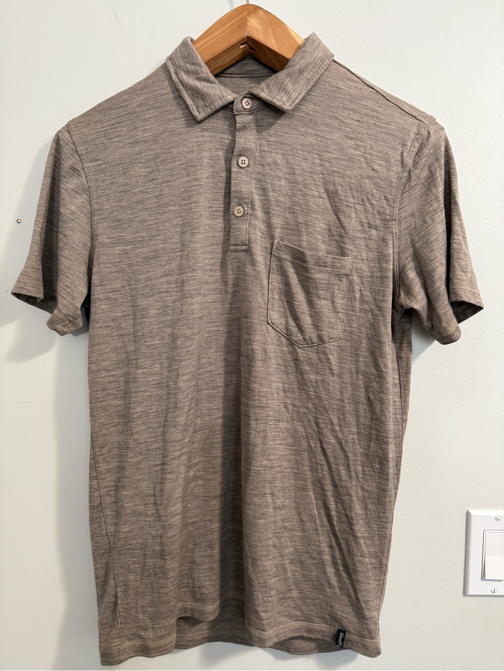 Woolly Merino Wool Polo Shirt